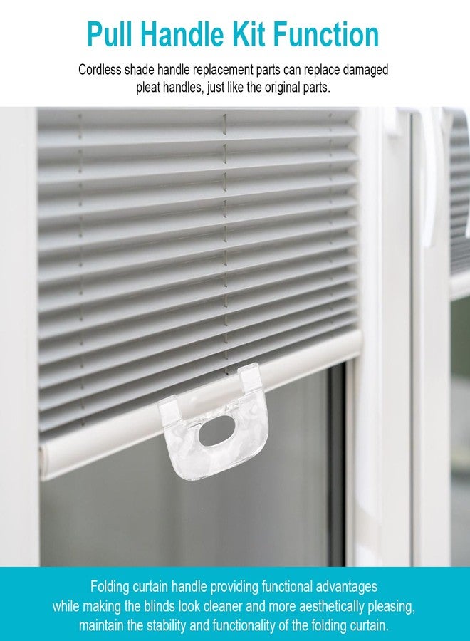 HEBRAR Cordless Honeycomb Shade Lift Handles Replacement Parts, Mini Blind Lift Handle Compatible with Graber Blinds, for Bali Blinds Made After 2015, 3/4" Pleat Cellular Shade Handle for Blinds Repair Parts - Image 4